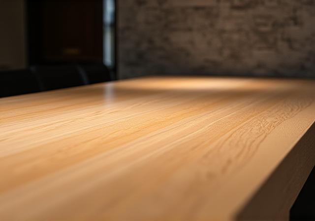 一枚板の檜カウンター